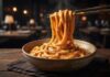Creamy Korean Carbonara Buldak Noodles 🍜